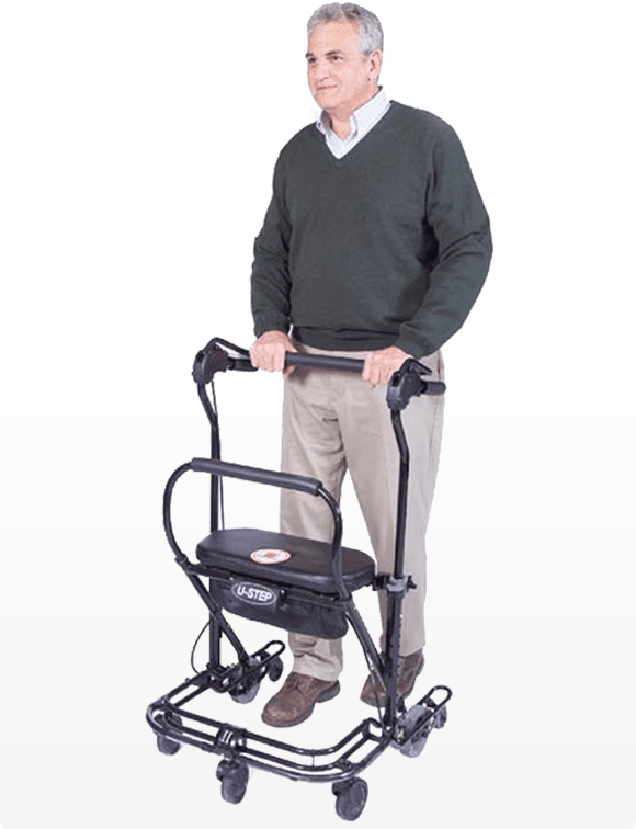 U-step walker being used by Lexington, VA man