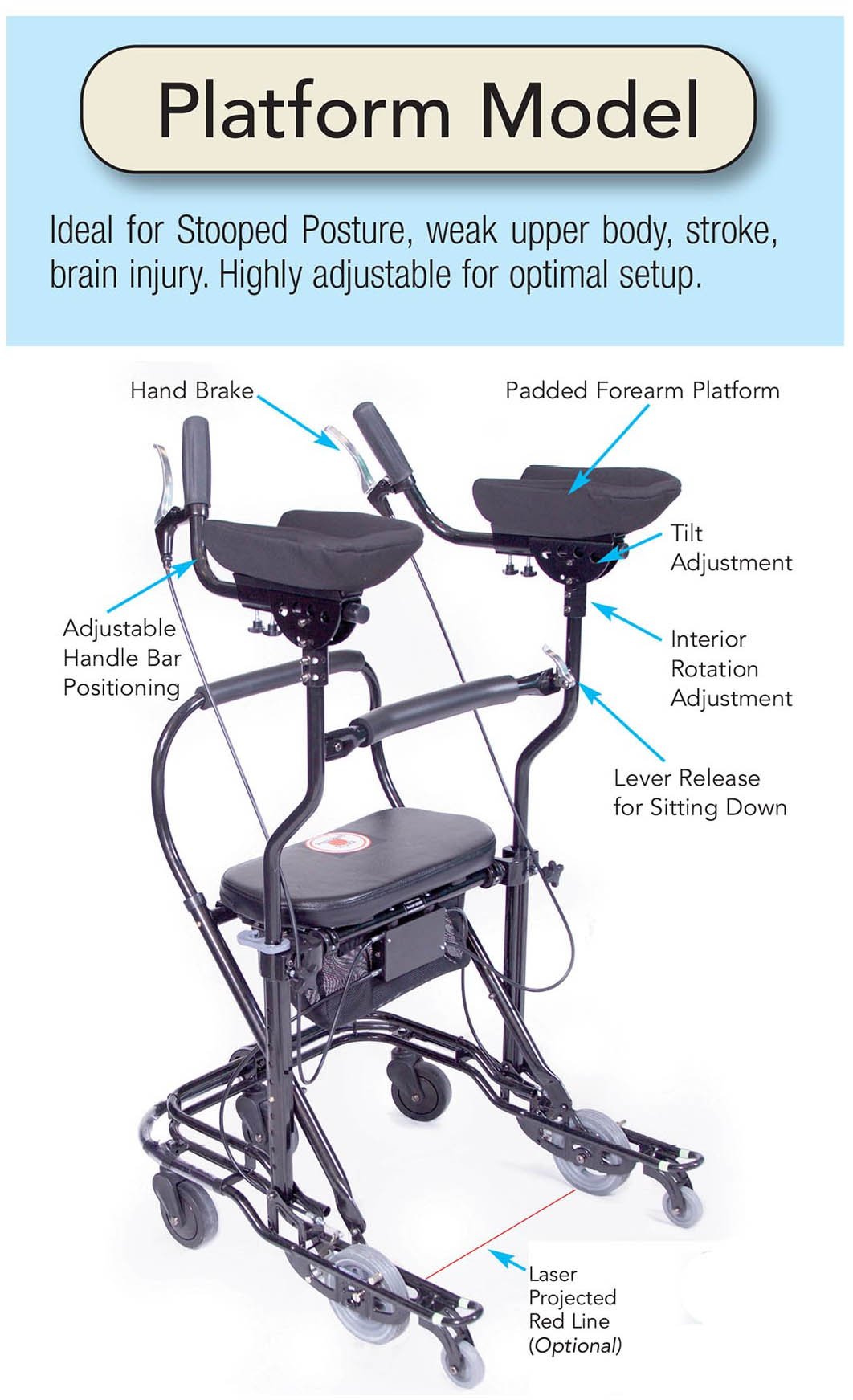 U-Step Walker in Danville, Platform Model