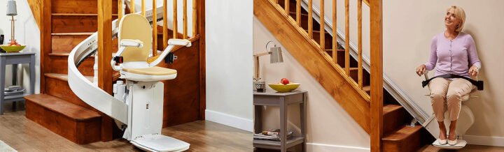 Curved Stairlifts in Danville, Lexington, VA, Lynchburg, Roanoke, VA